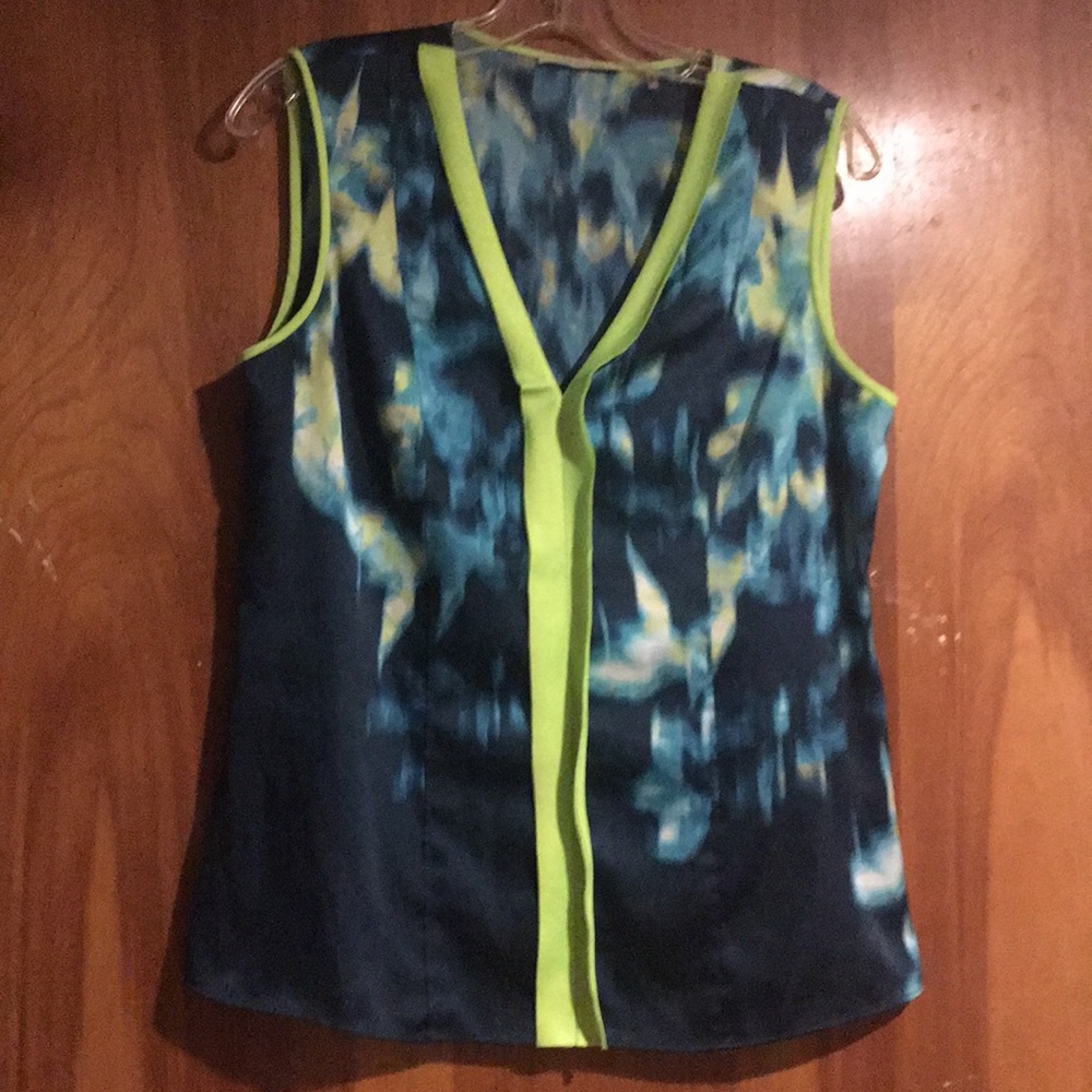 Sleeveless Tahari blouse